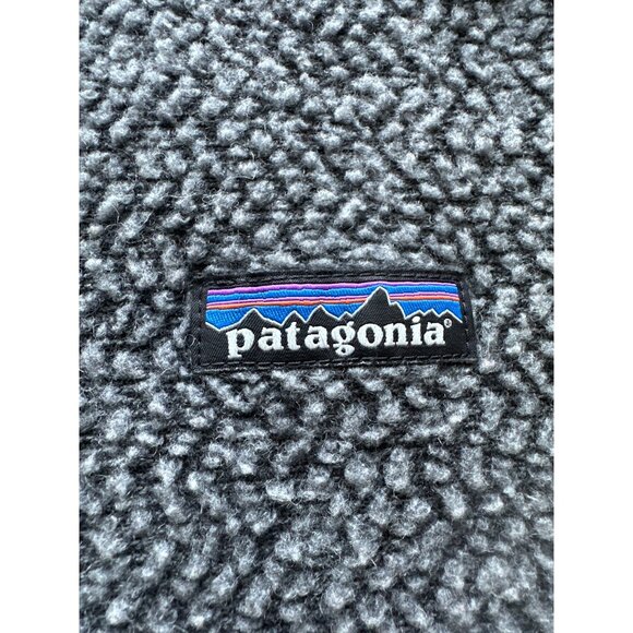 Patagonia Pullover Womens Small Woolyester Fleece Forge Gray 1/4 Zip - Picture 3 of 9